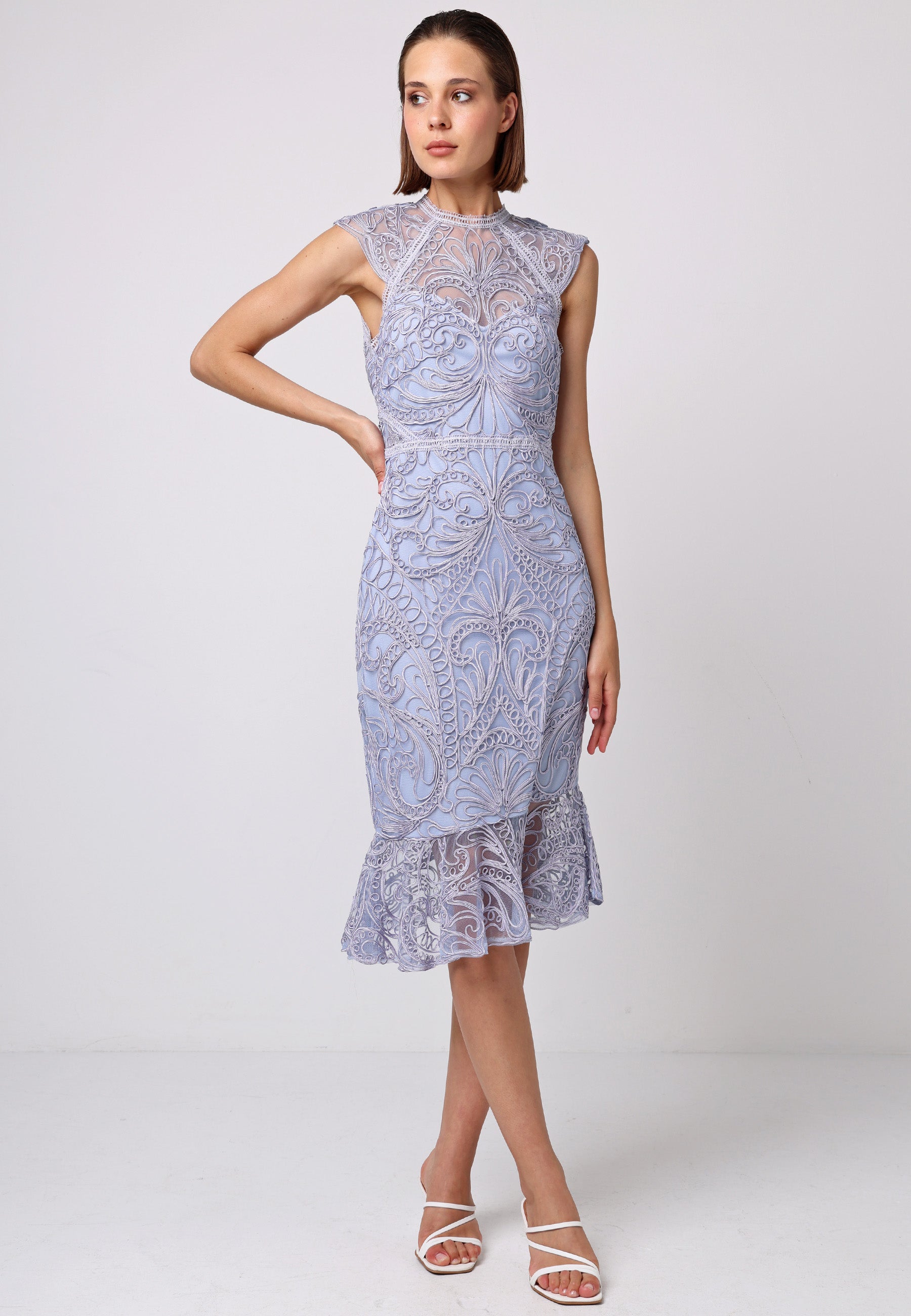 lavender bodycon midi dress Lavender Bodycon Midi Dress
