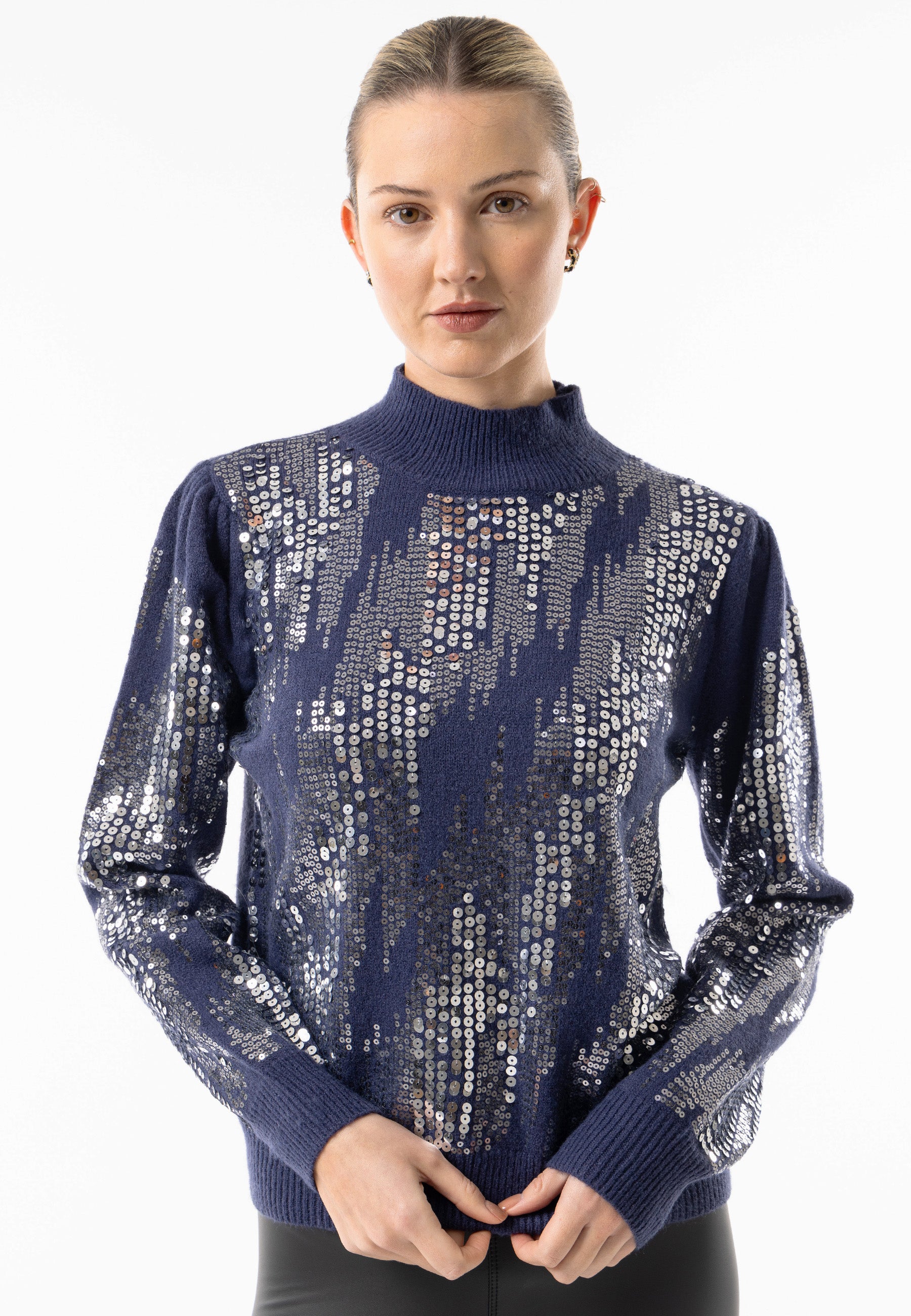 Navy sequin jumper best sale