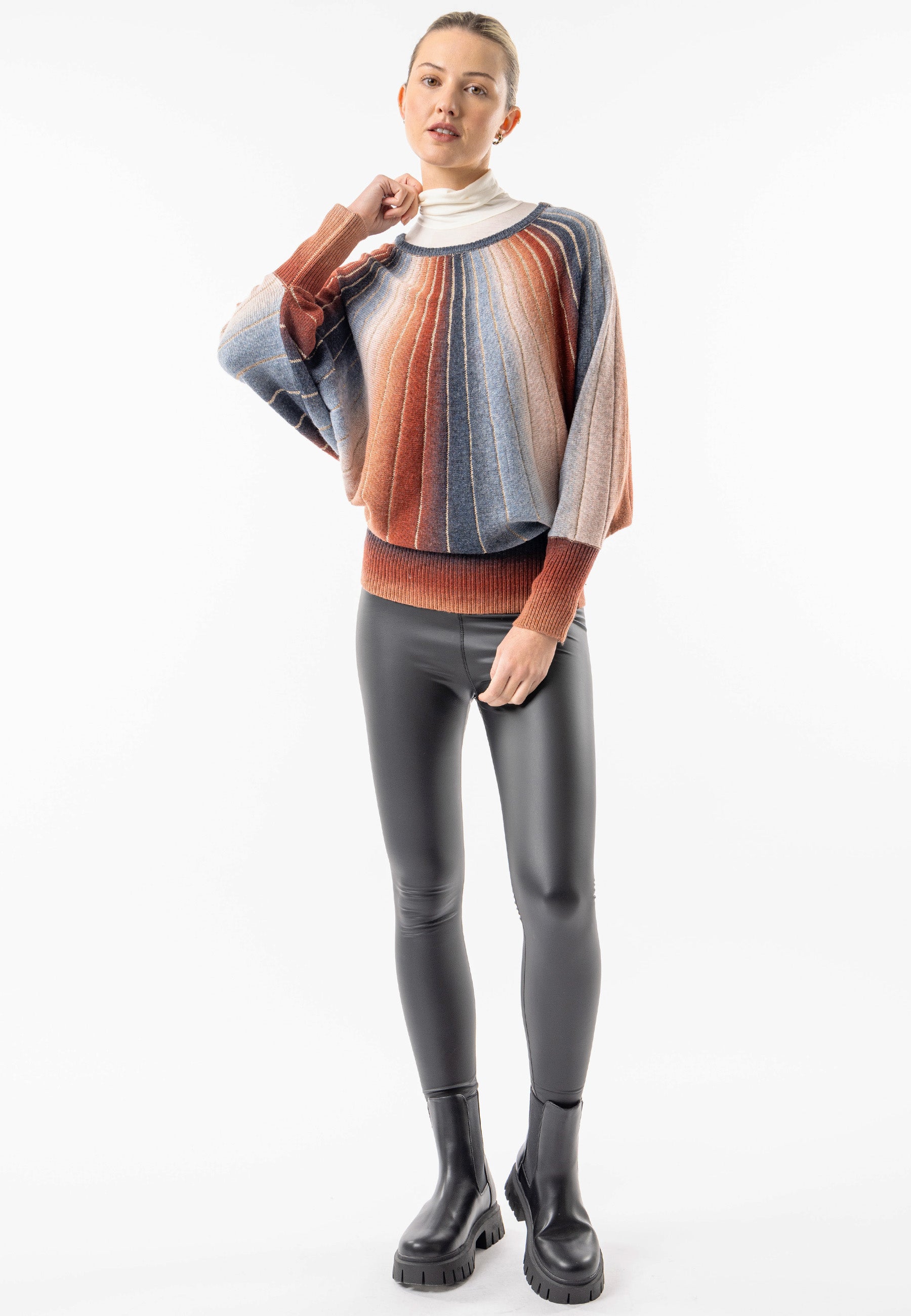 Californian Batwing Knit Jumper - ANGELEYE