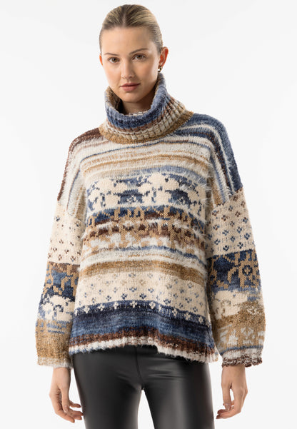 Lake Tahoe Roll Neck Knit Jumper - ANGELEYE