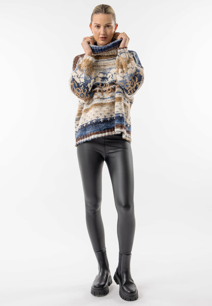 Lake Tahoe Roll Neck Knit Jumper - ANGELEYE