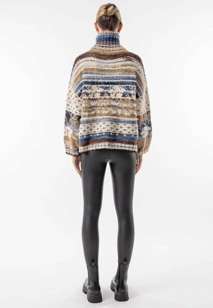 Lake Tahoe Roll Neck Knit Jumper - ANGELEYE