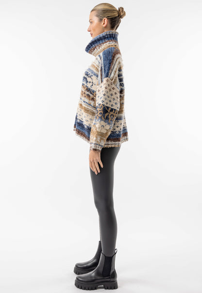 Lake Tahoe Roll Neck Knit Jumper - ANGELEYE