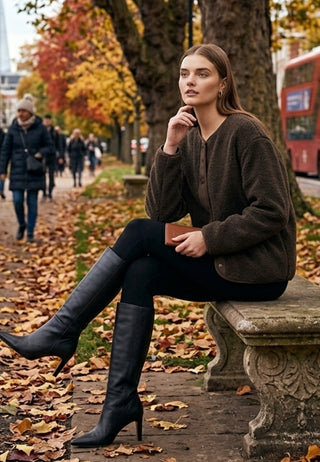 Brown Teddy Fleece Jacket